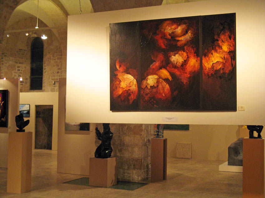 "Collision", triptyque de Fabienne Quinsac - prix de peinture AO 2007