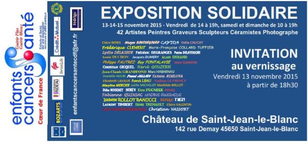 Expo solidaire 2015 à Saint-Jean-le-Blanc