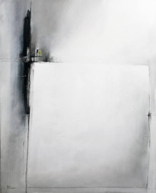 La toile blanche - Acrylique sur toile - Fabienne Quinsac
