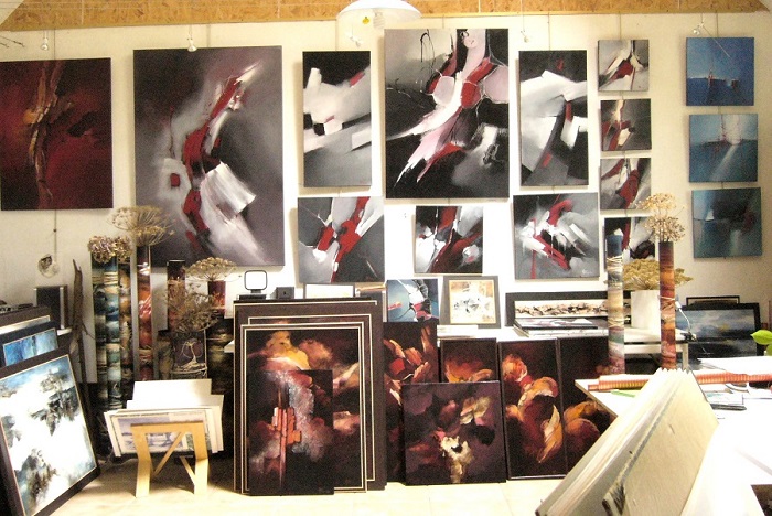 L'atelier de Fabienne Quinsac vers 2009