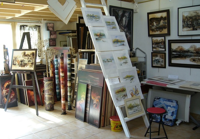 l'atelier de l'artiste, 2008